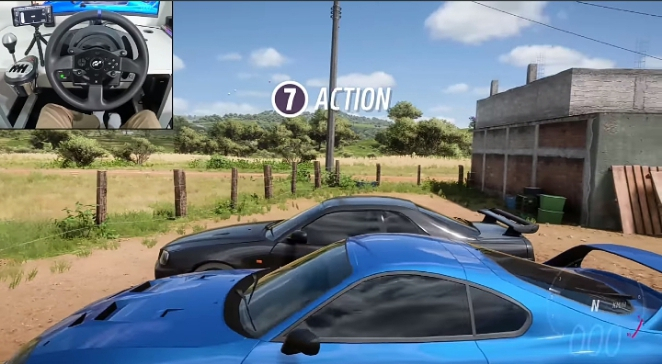 Игровой процесс Forza Horizon 5 | Nissan Skyline R34 GTR и Toyota Supra | Thrustmaster T300RS