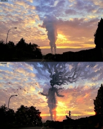Красивые облака фото арт, фотошоп, фантазия