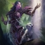 Ночной Эльф, арт рисунок, варкрафт #Warcraft 