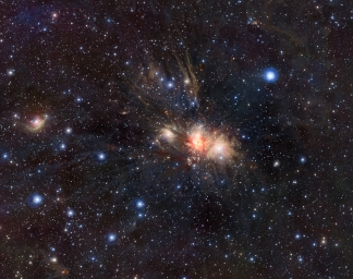 Звездная колыбельная в созвездии Единорога R2 (Monoceros R2)