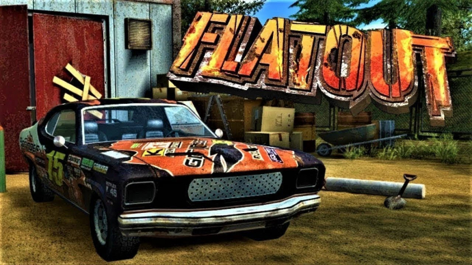 Игра FlatOut гонки на разрушение