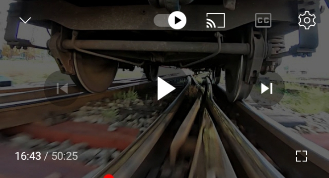 Видеотека: Поезд на рельсах, макро видео. Движение поезда
