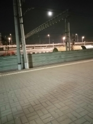 Россия, Перово, Поезд, Станция, Ночь