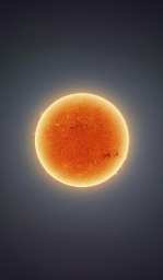 -Композитное изображение нашей звезды, собранное из более чем 150 000 снимков от Andrew McCarthy