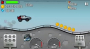 hill climb racing. Fast car on the highway. 1