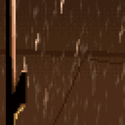 Дождь в гиф анимации, пиксельная графика