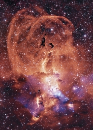 Эмиссионная туманность NGC 3576
