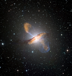 Линзовидная галактика Центавр А (не путать со звездной Альфа Центавра)