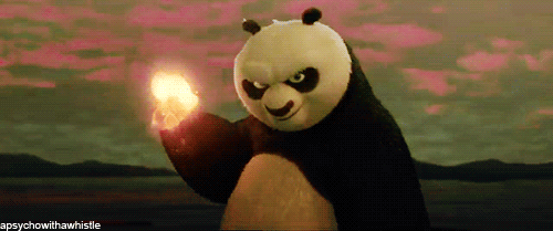 Кунг-фу панда, гиф анимация, из мультика