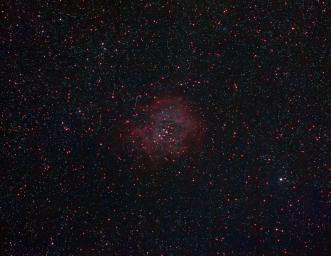 Туманность Розетка, NGC 2237. 21.03.2022 г.   Снято на камеру Canon 550d