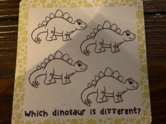 Найдите лишнего динозавра (мем, прикол)