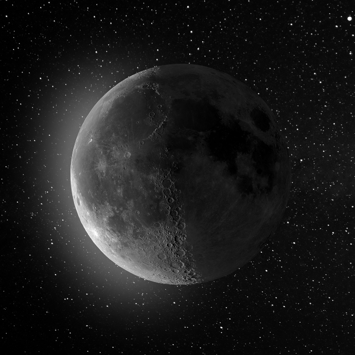 СупЕр Арт фото Луны в очЕнь высоком рАзрЕшЕнии
