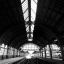 Вокзал, фото с POCO X3 PRO, черно белое фото