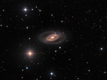 NGC 1350 — спиральная галактика с перемычкой в созвездии Печь размером примерно с нашу галактику (130 тысяч световых лет в диаме