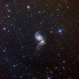 Галактика М51 от arnaud Girault