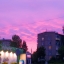 Панелью, Россия, красивое небо розовое