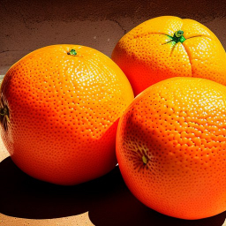 Апельсины, рисунки, 3 апельсина, midjorney