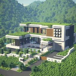 Модерн хаус, Майнкрафт Minecraft