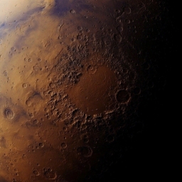 Равнина Аргир — один из крупнейших марсианских кратеров