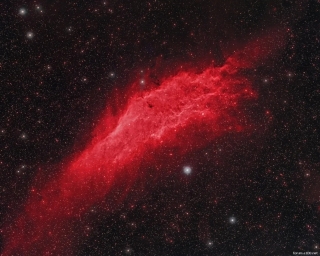 NGC 1499 — эмиссионная туманность в созвездии Персей