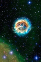 Остатки от вспышек сверхновых, снимки рентгеновского телескопа Чандра, фото 2