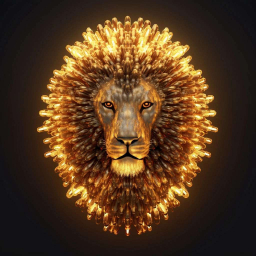 Лев. Рисунок со львом. Арт