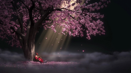 HD обои: Китайская анимация, 3D, SNJYW, аниме, дерево, растение, цветок, красота в природе