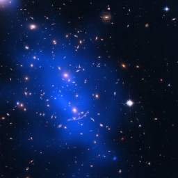 Подборка фотографий, сделанных космическим телескопом «Чандра». Взаимодействующие галактики IC 694 и Arp 299.  Скопление галакти