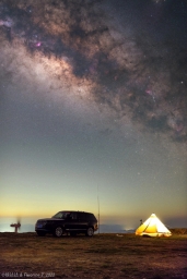 Ночной пейзаж от астрофотографа  Dada Xu  Тех данные   Nikon D610(mod)    Sigma 40art    10sec*9 stacked