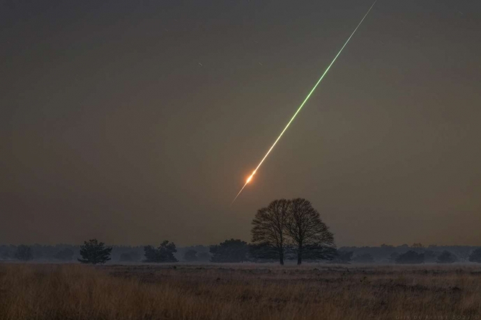 Предсказанное падение метеорита Sar2667