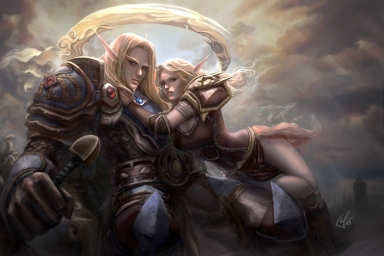 Кульный, рульный арт игровой по игре Warcraft