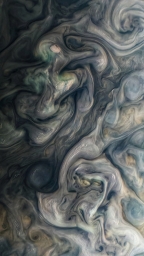 Необычная красота облаков Юпитера