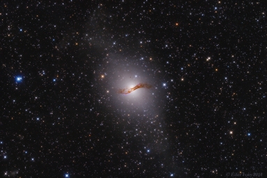 Далёкие галактики на снимках астрофотографа Éder Iván, NGC 5128