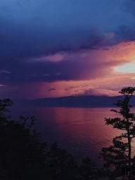 Закат, облака, море. Фото с телефона хиаоми редми ноте 7