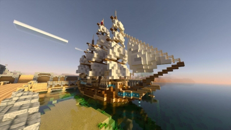 Кораблик в Майнкрафт Minecraft