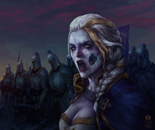 Warcraft Art girl, pictures