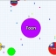 Интересная онлайн игра agar io, соперники, шарики круглишки, поедать
