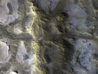 Снимки поверхности Марса, сделанные орбитальным аппаратом «ExoMars». 5