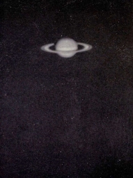 Снимок Сатурна, полученный в обсерватории Лоуэлла в сентябре 1909 года