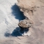 Извержение курильского вулкана Райкоке, заснятое с борта МКС 22 июня 2019 года.