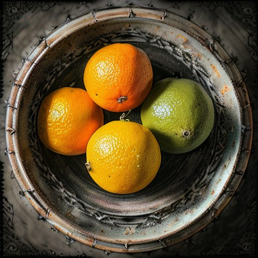 Красивые апельсины, похожие на лимоны, рисунки 2