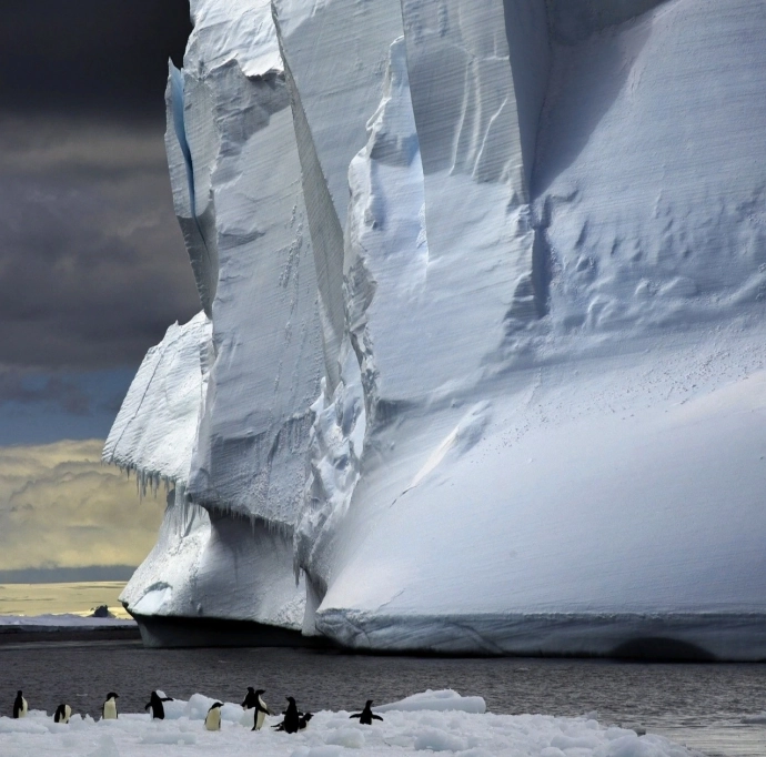 Обычный вид в Антарктиде
