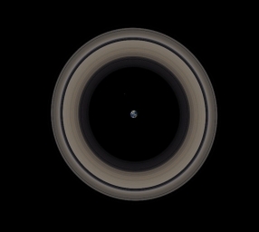 Как бы смотрелась Земля на месте Сатурна