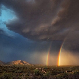 Двойная радуга, Аризона