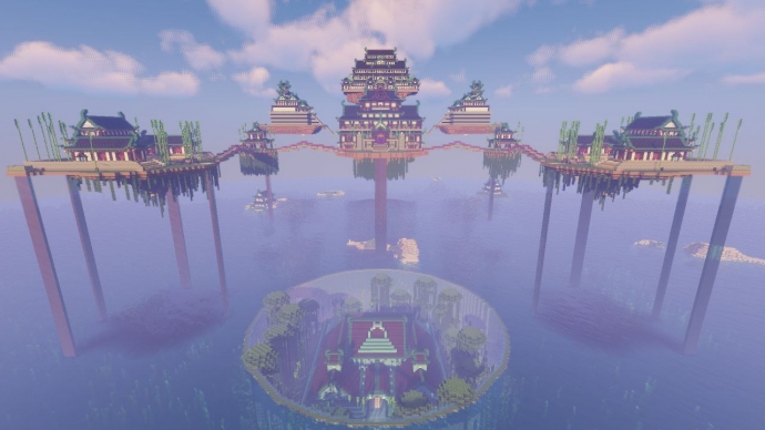 Летающие острова, Майнкрафт Minecraft