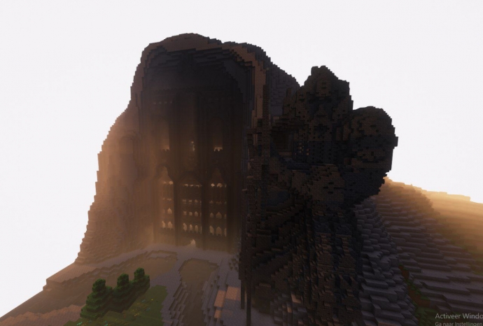Храм в горе, Minecraft