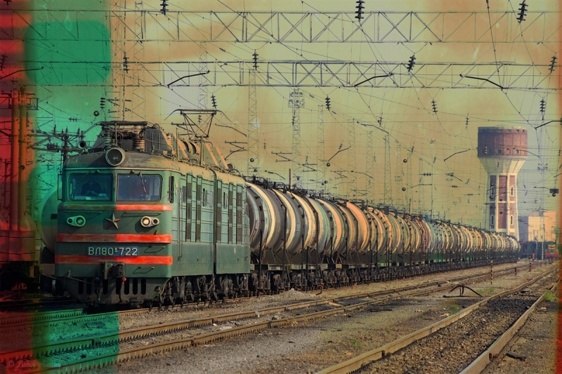 Товарный поезд эффект Polish