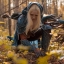Эльф в лесу, девушка, игра Warcraft, косплей