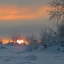 Закат. Россия. зимний закат, над снегом, ну вот такое фото, атмосферное