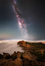 Млечный путь над островом Гран-Канария (Канарские острова)